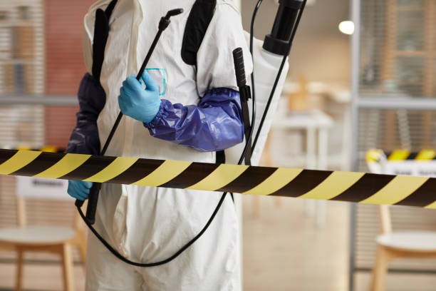 Professional Infectious Disease Decontamination technician working in Roanoke, IL